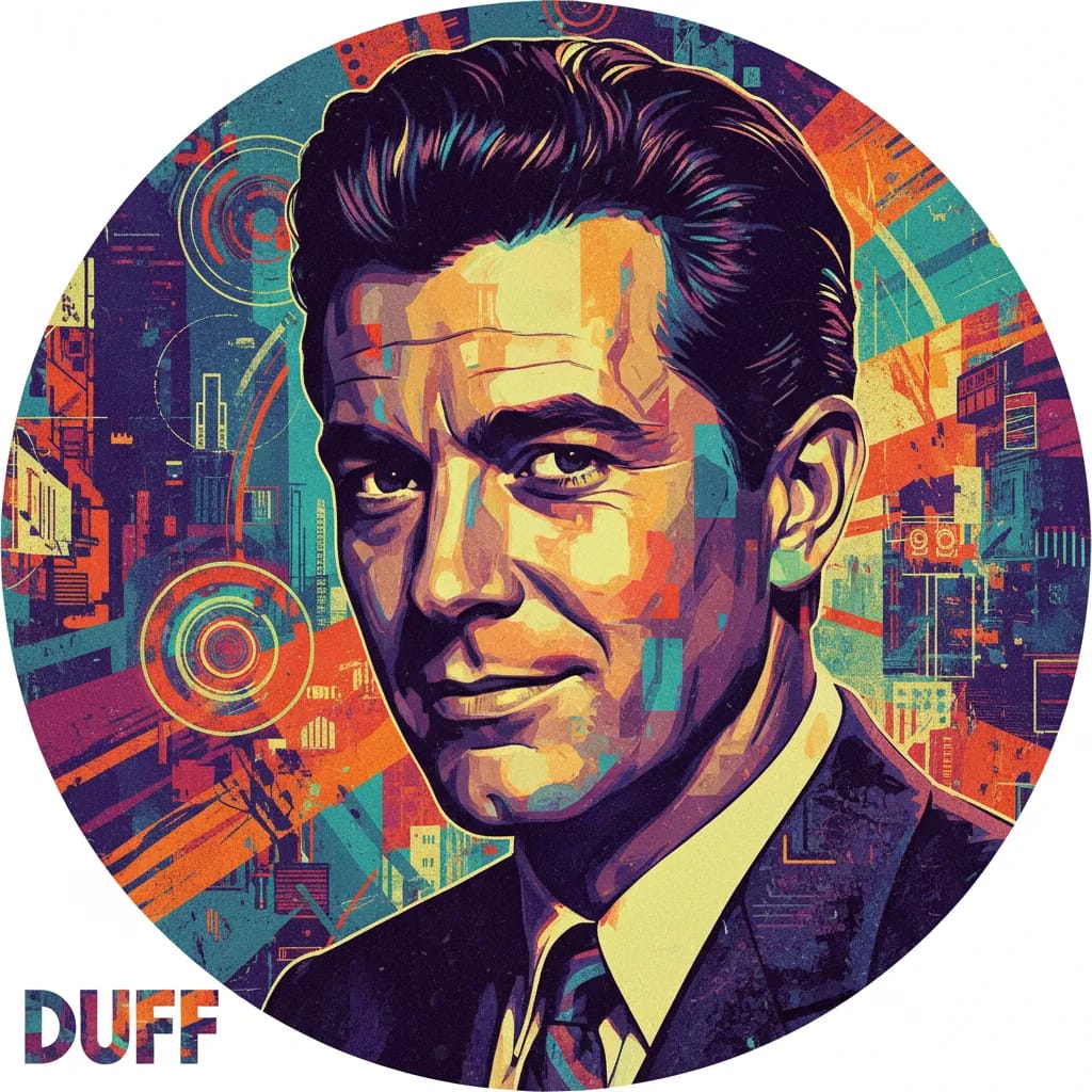 Artistic portrait of Howard Duff