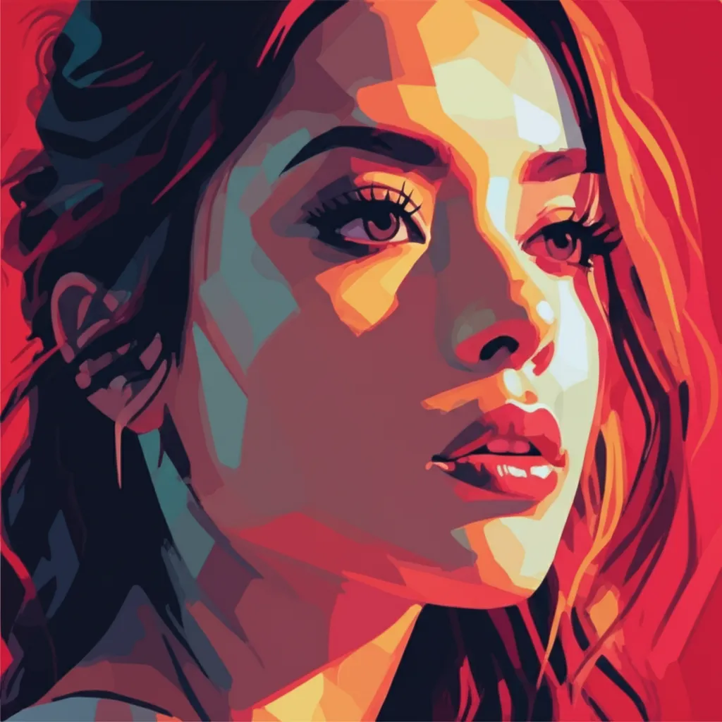 Artistic portrait of Paulina Gaitan