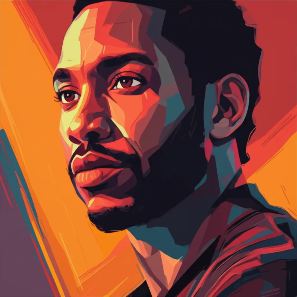 Artistic portrait of J.J. Clark