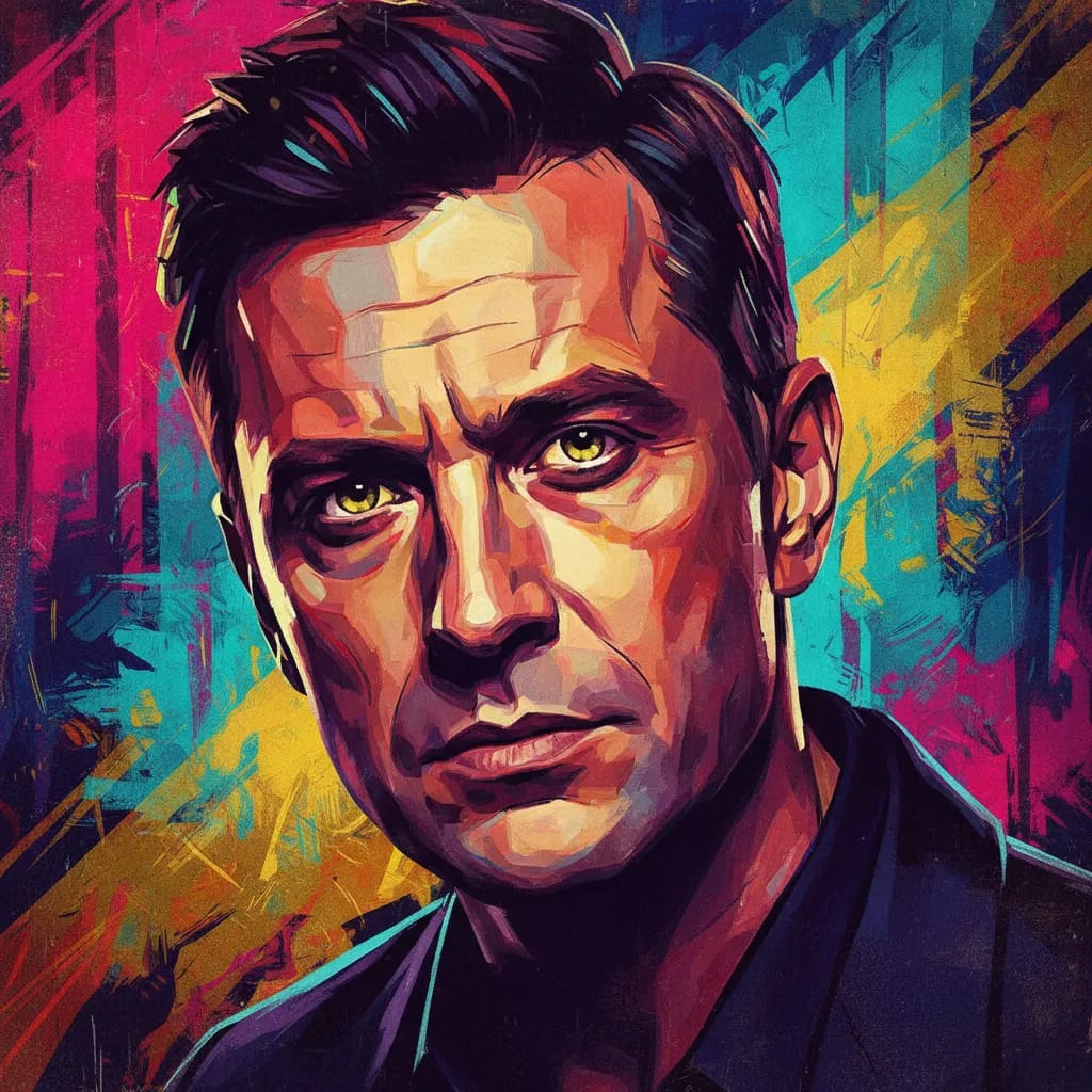 Artistic portrait of Artur Zmijewski