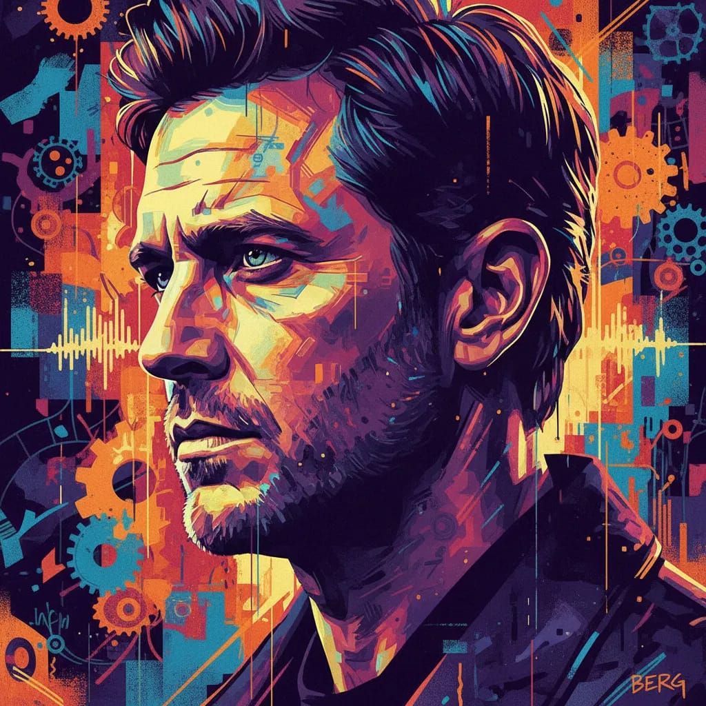 Artistic portrait of Peter Berg