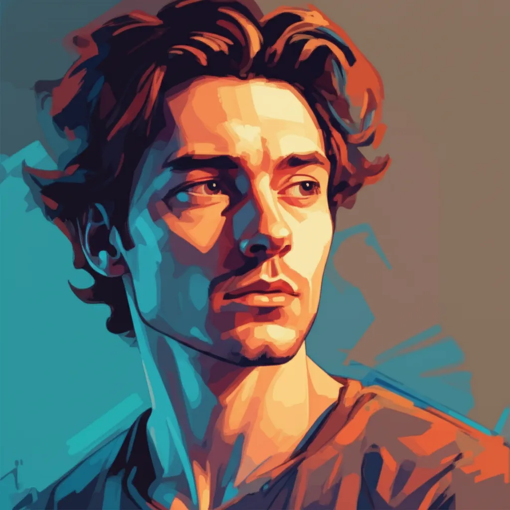 Artistic portrait of Petr Kopriva