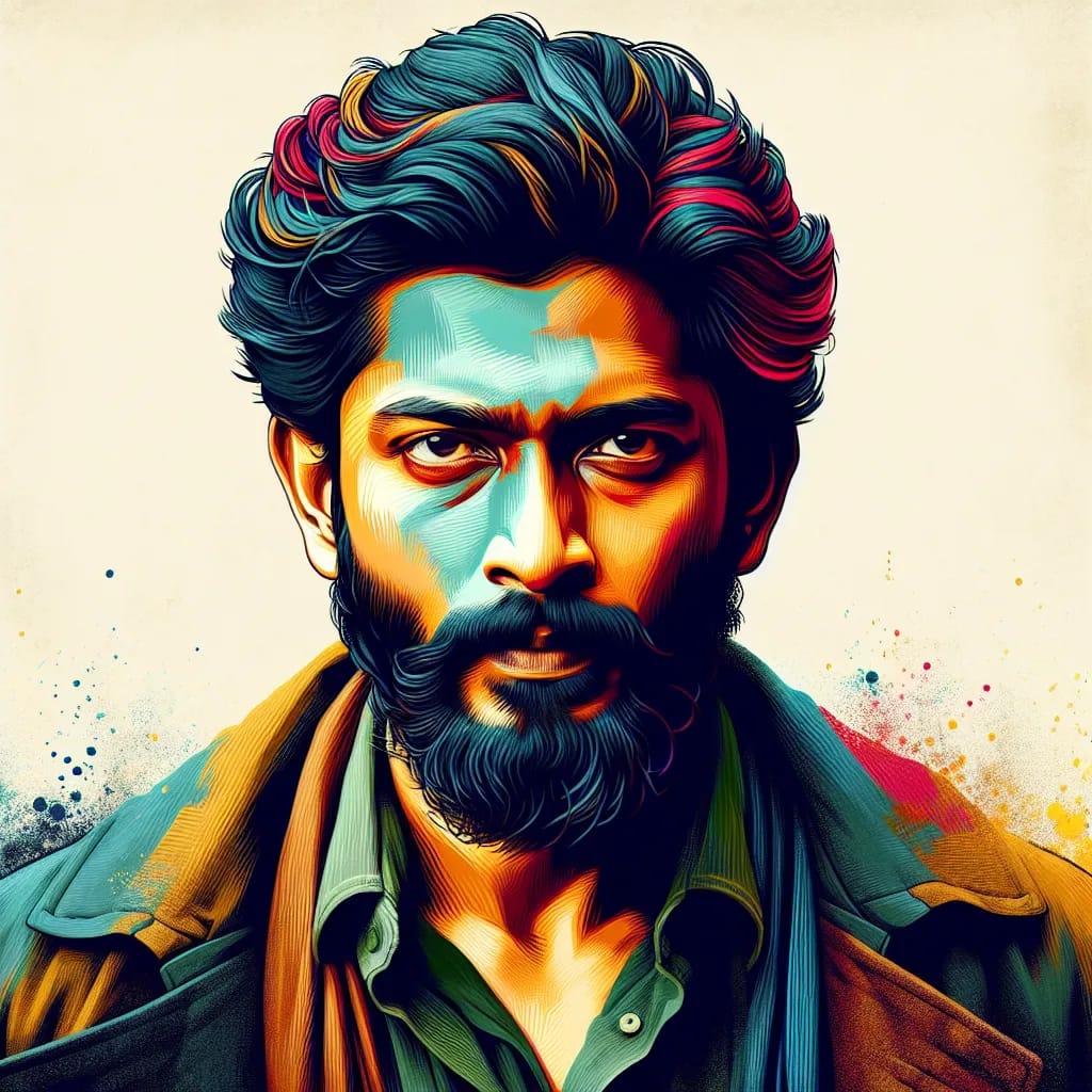 Artistic portrait of Vikram