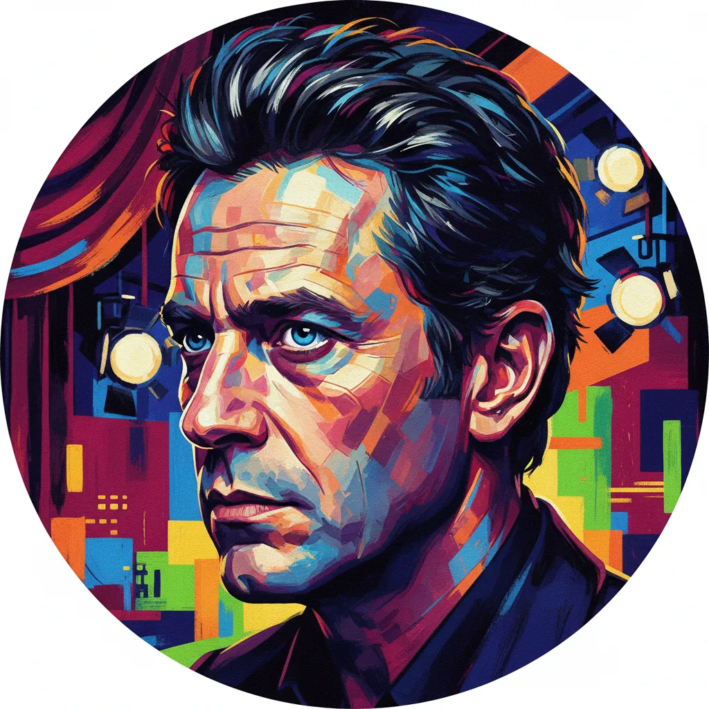 Artistic portrait of Ulrich Matthes