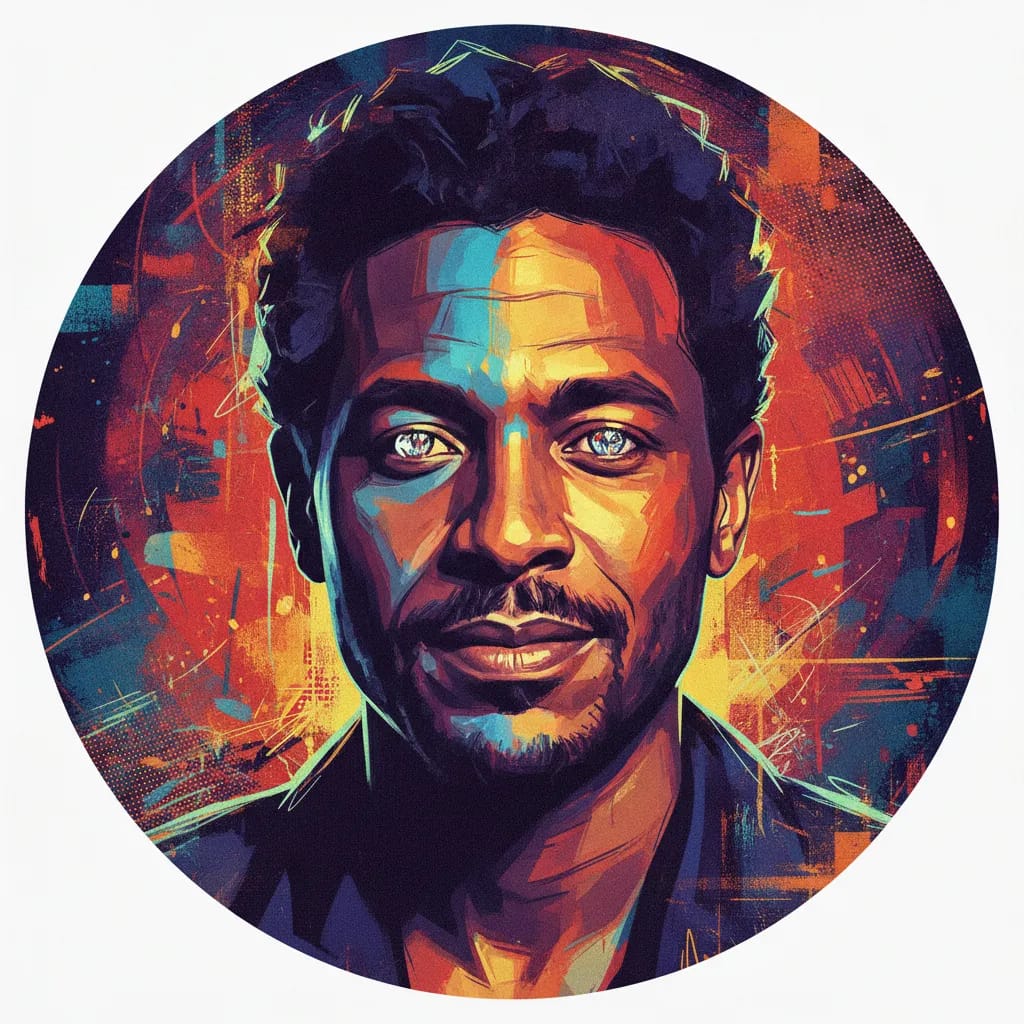 Artistic portrait of Eric Judor