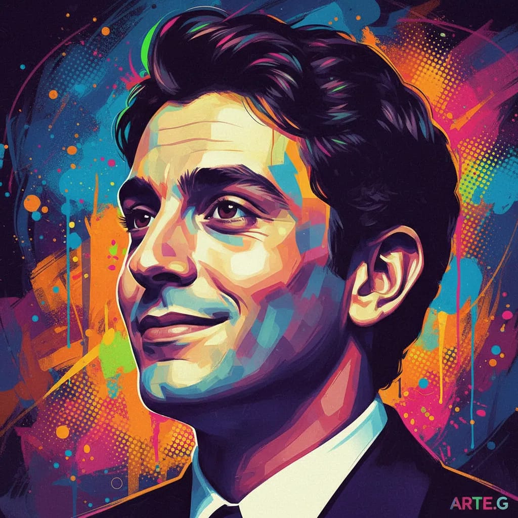 Artistic portrait of Giorgio Cantarini