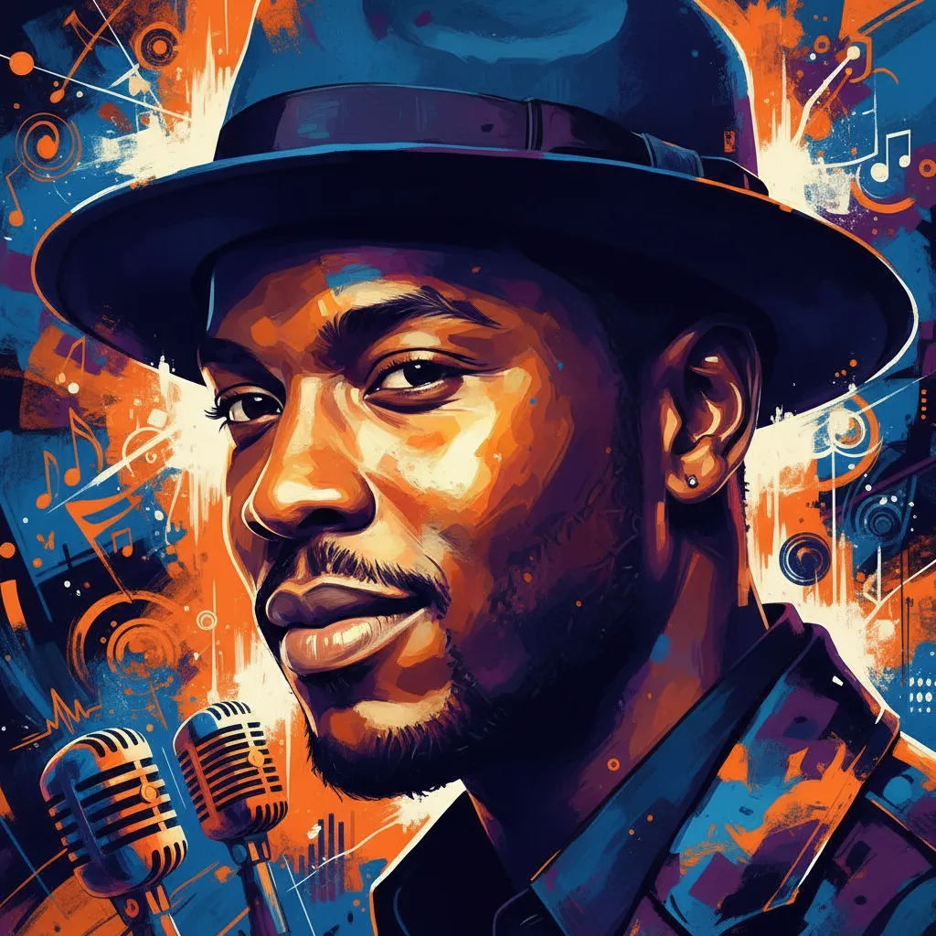 Artistic portrait of Ne-Yo