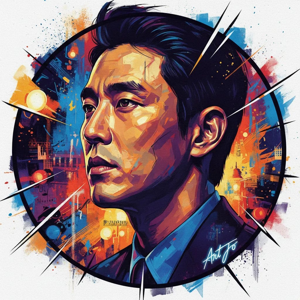 Artistic portrait of Min-soo Jo