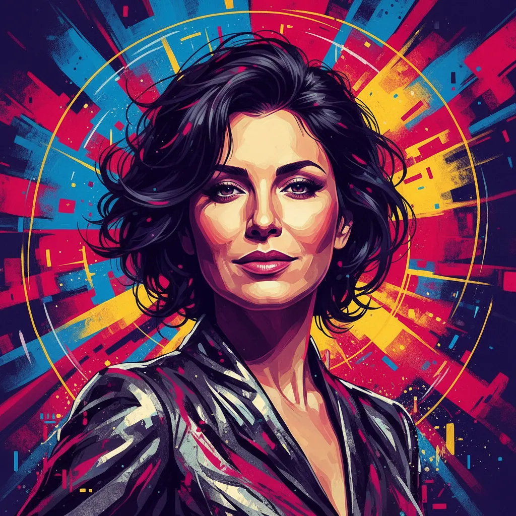 Artistic portrait of Elvira Onetto