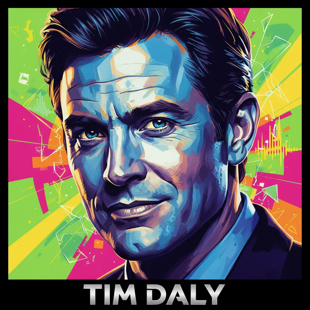 Artistic portrait of Tim Daly