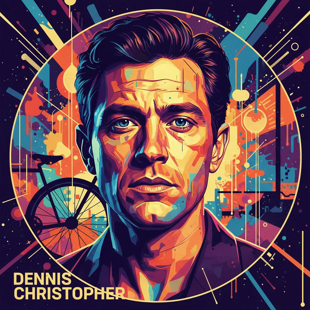 Artistic portrait of Dennis Christopher