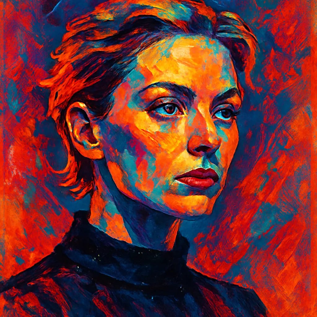 Artistic portrait of Niamh Algar