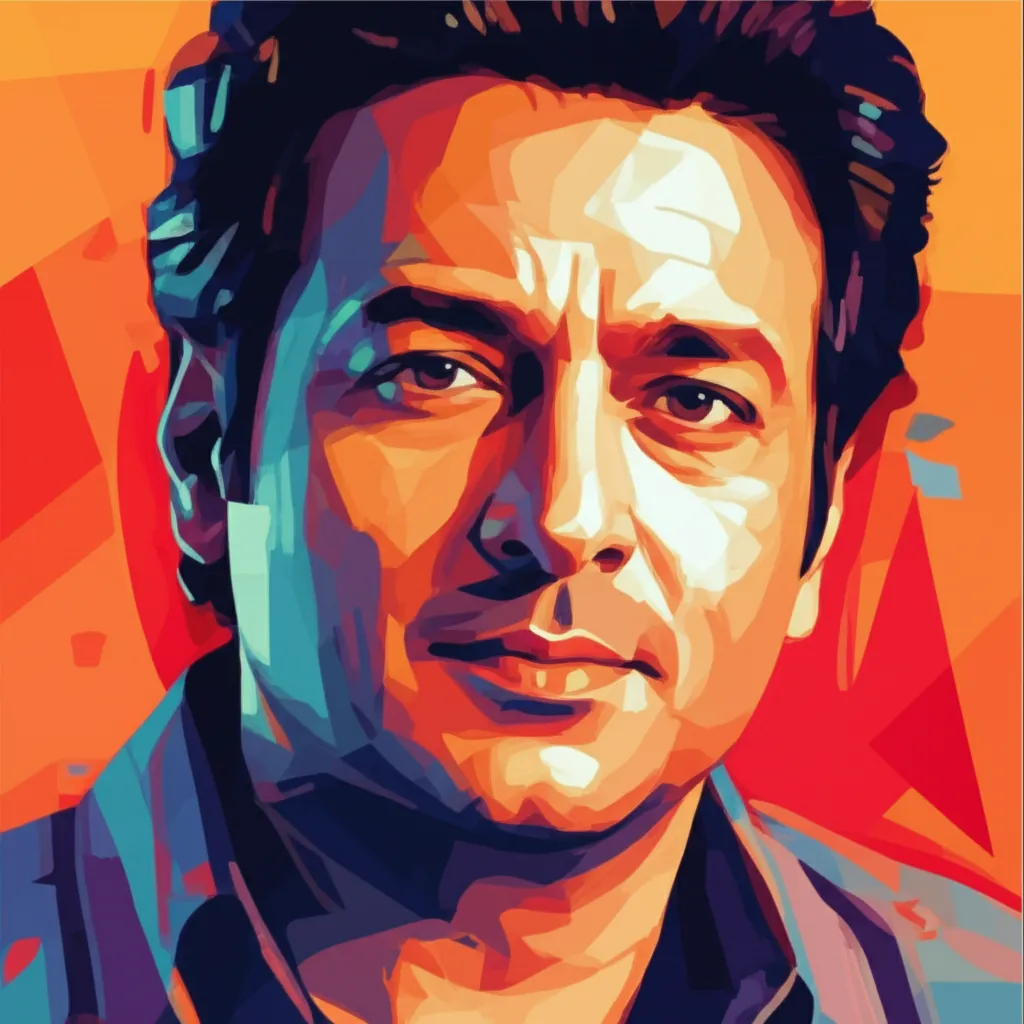 Artistic portrait of Ram Kapoor