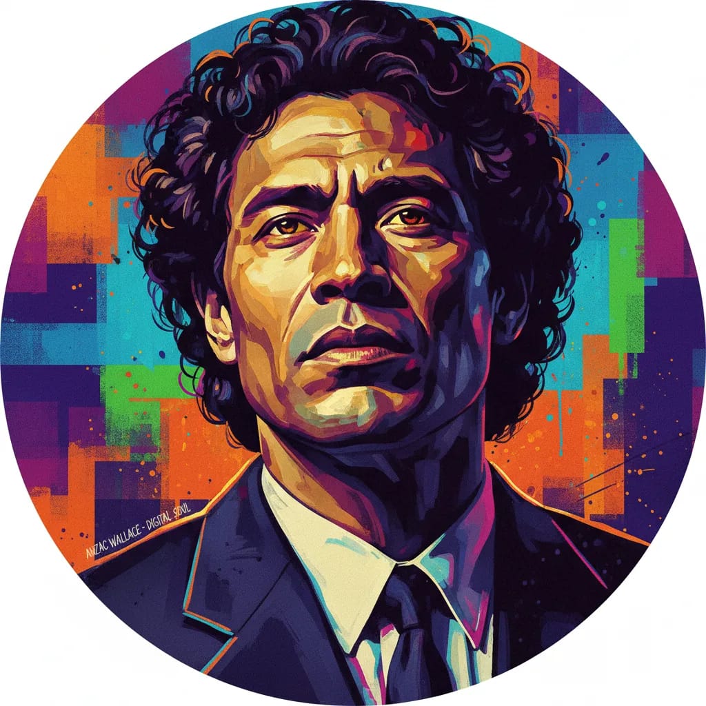 Artistic portrait of Anzac Wallace