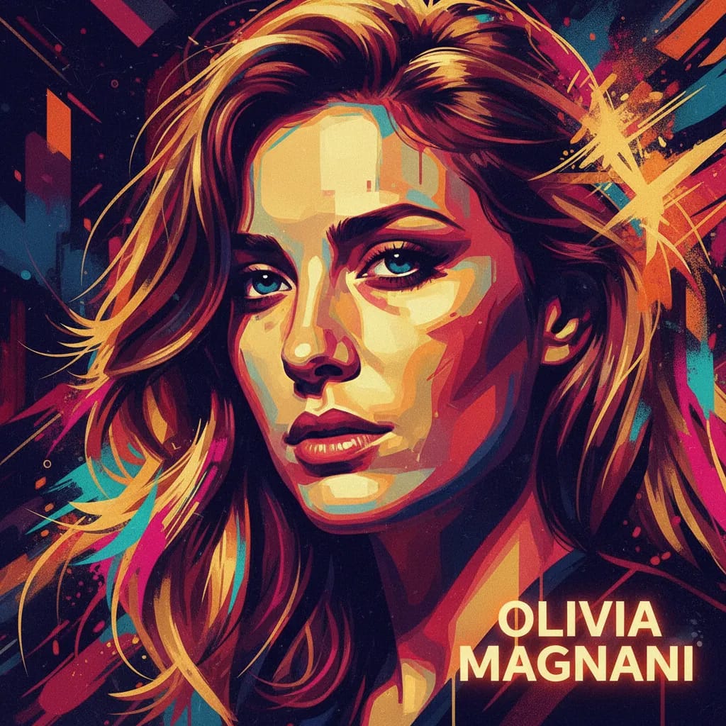 Artistic portrait of Olivia Magnani