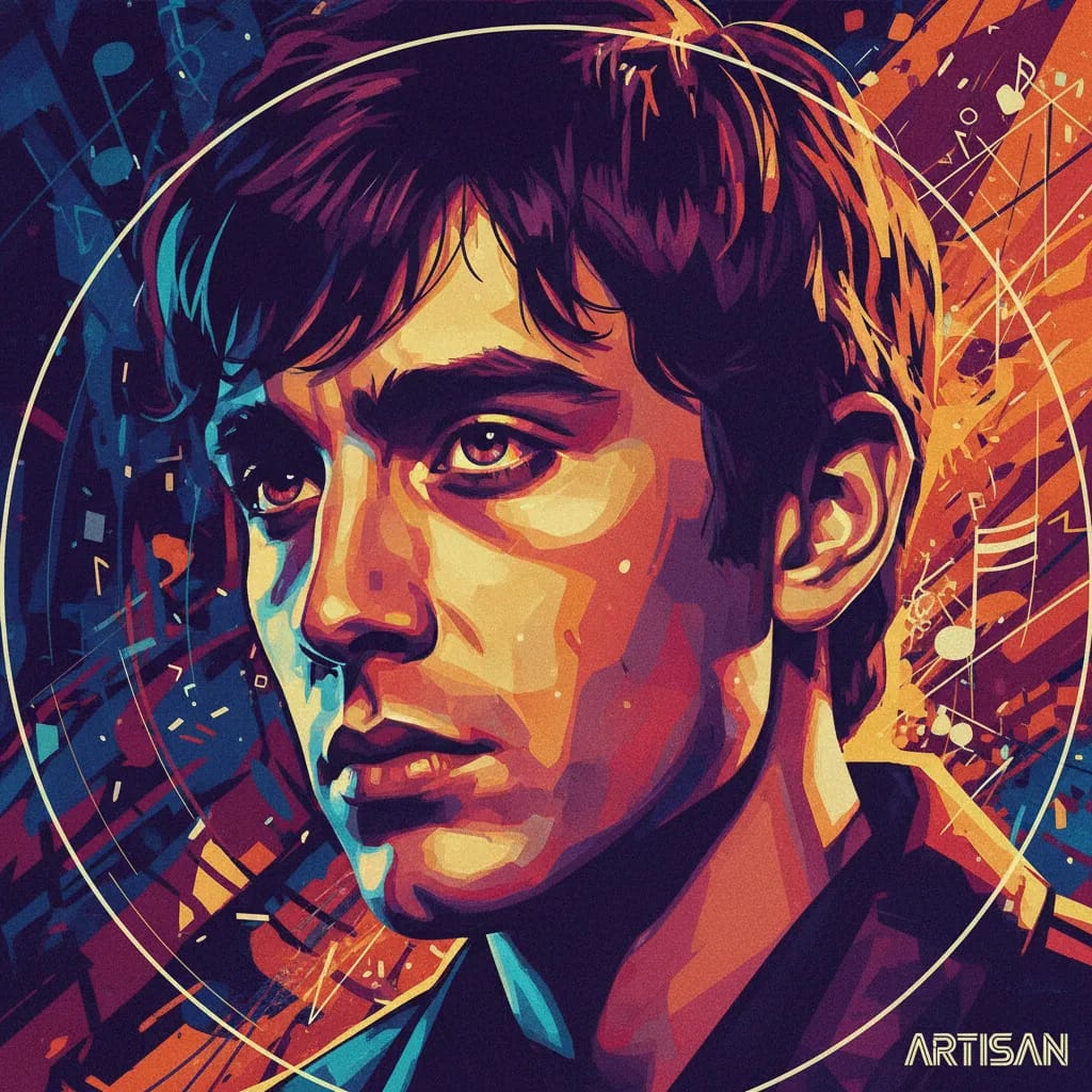 Artistic portrait of Skandar Keynes