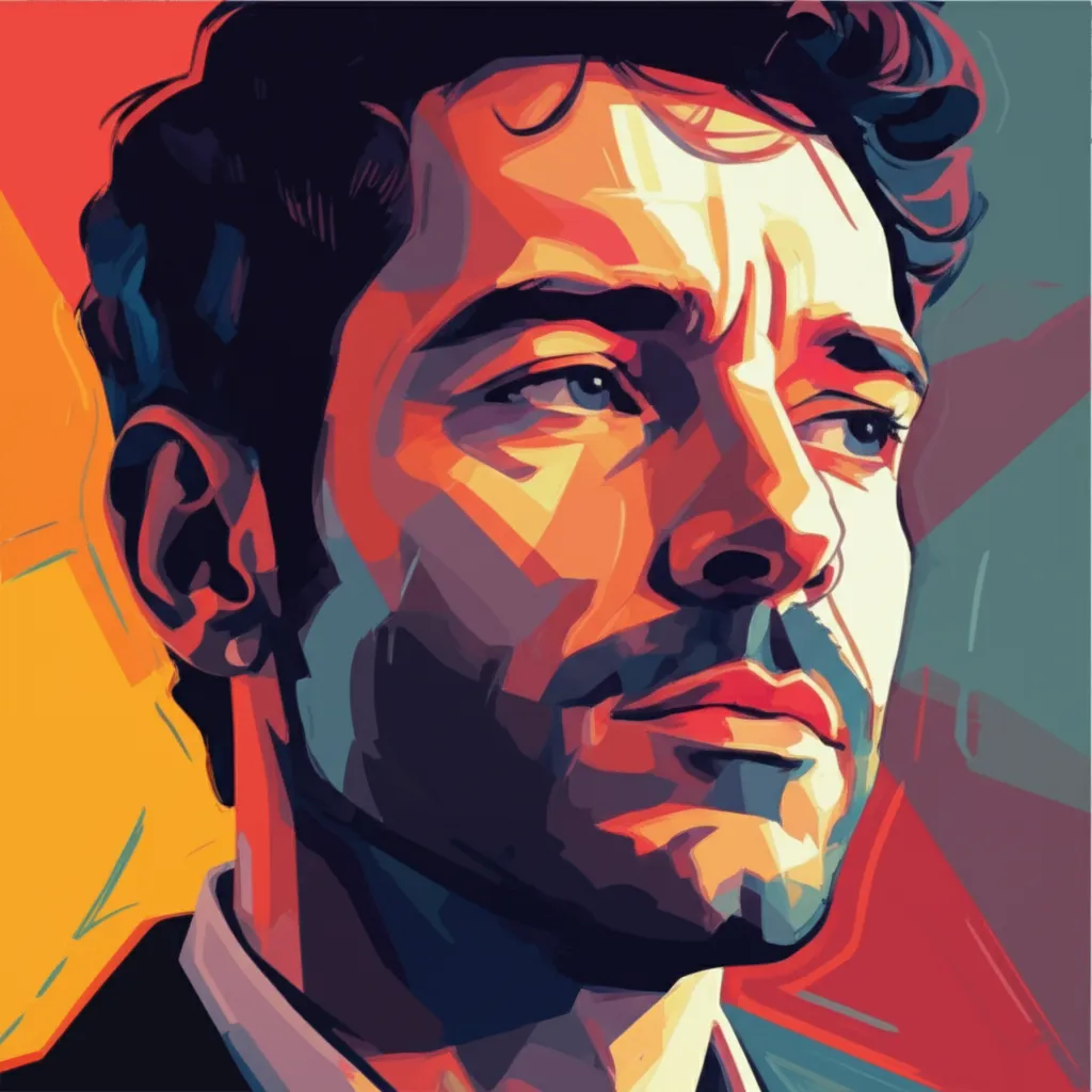 Artistic portrait of Del Negro