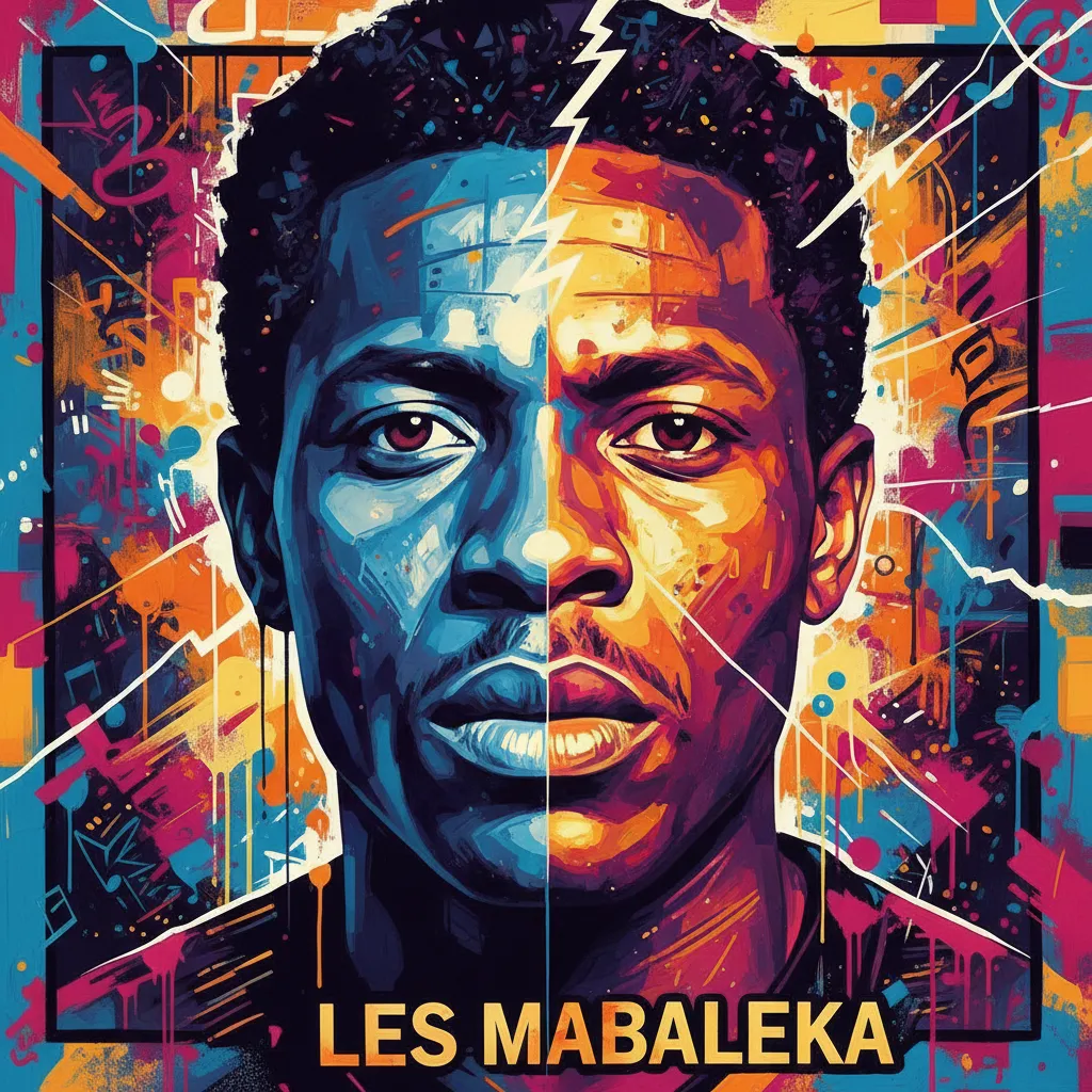 Artistic portrait of Les Mabaleka
