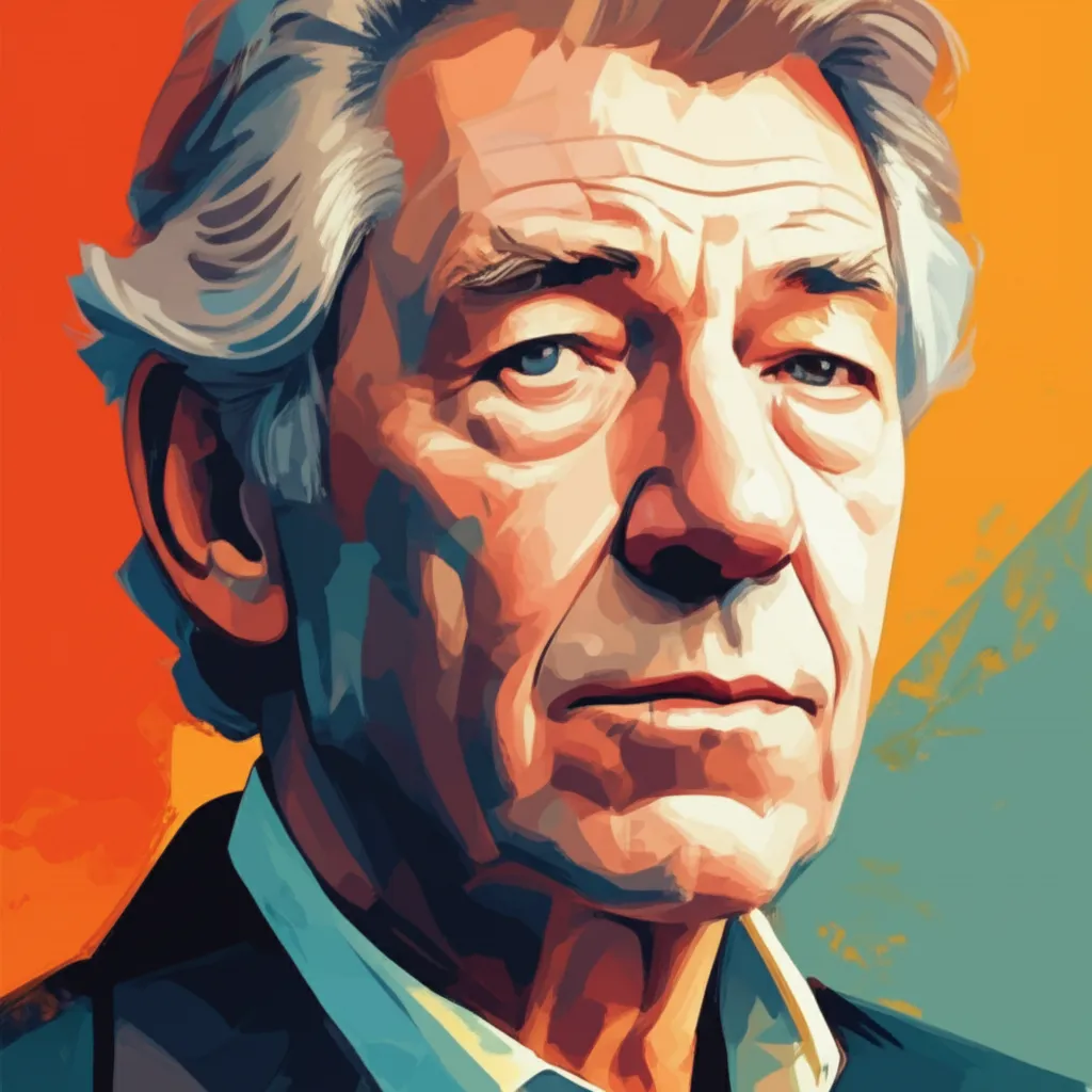 Portrait of Ian McKellen