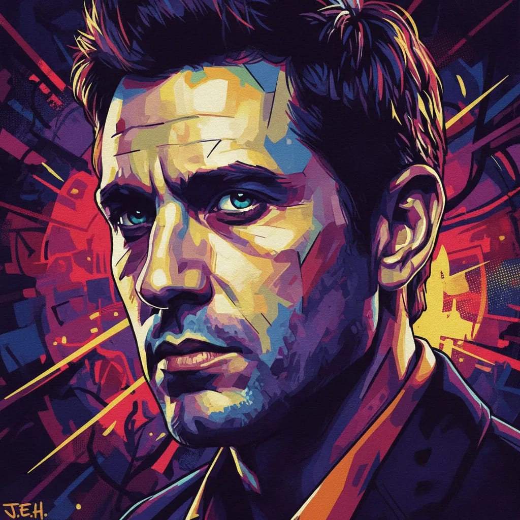 Artistic portrait of Jackie Earle Haley