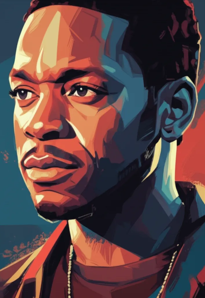 Artistic portrait of Marlon Wayans