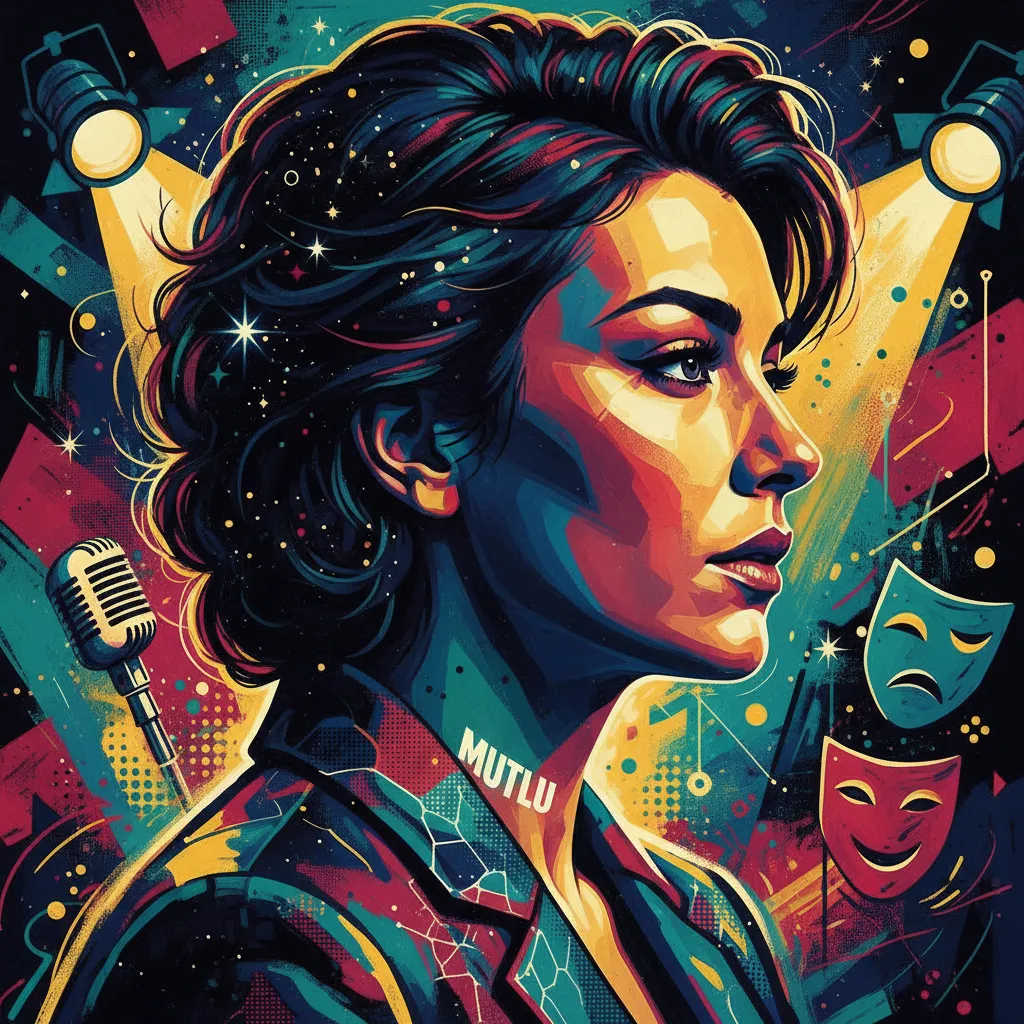 Artistic portrait of Pembe Mutlu