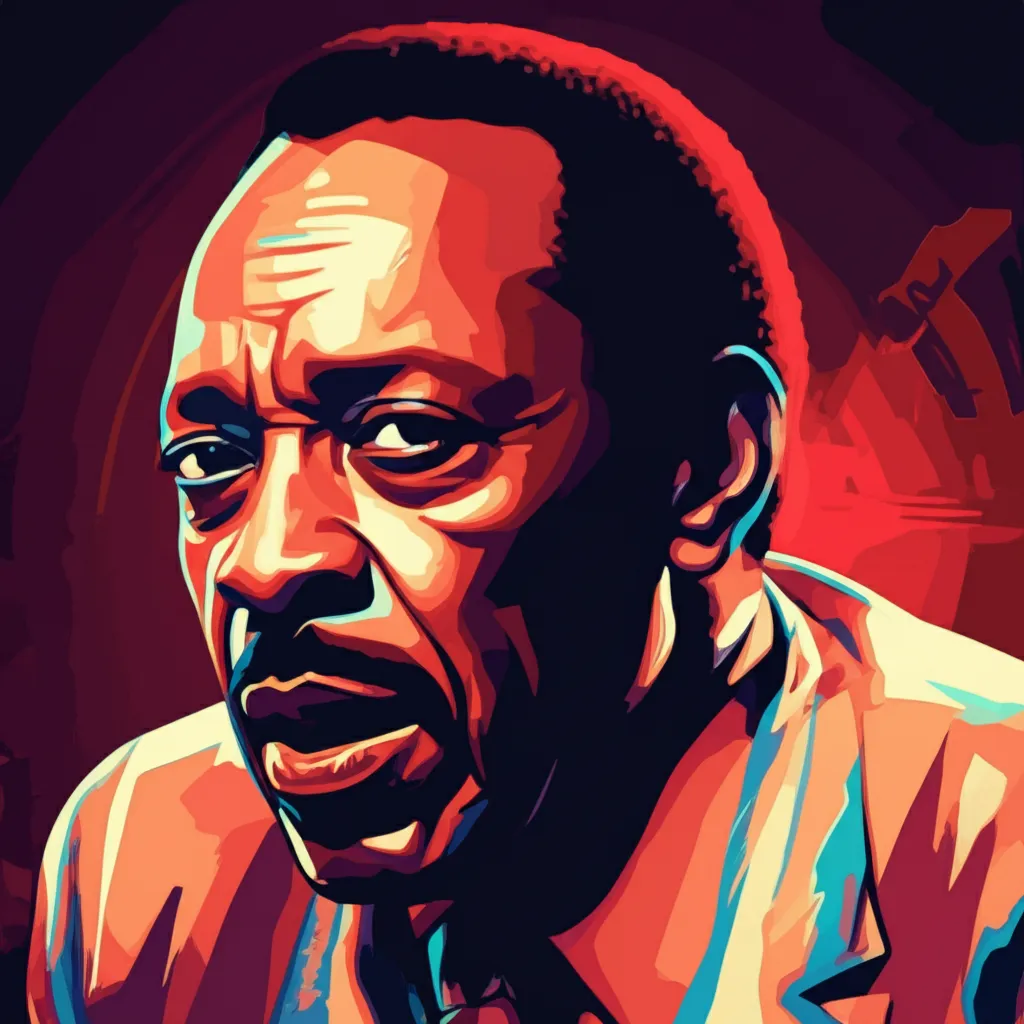 Artistic portrait of Screamin' Jay Hawkins