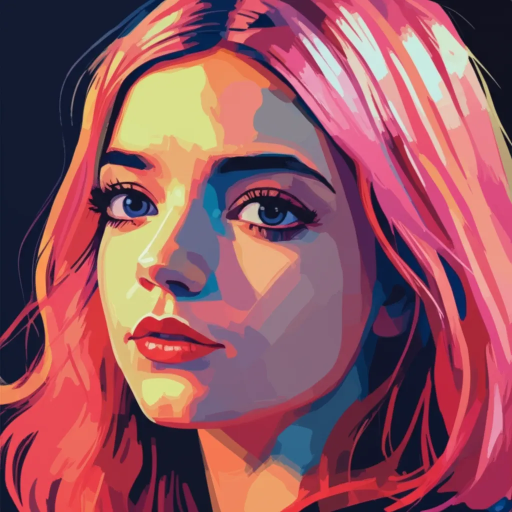 Artistic portrait of Anya Taylor-Joy