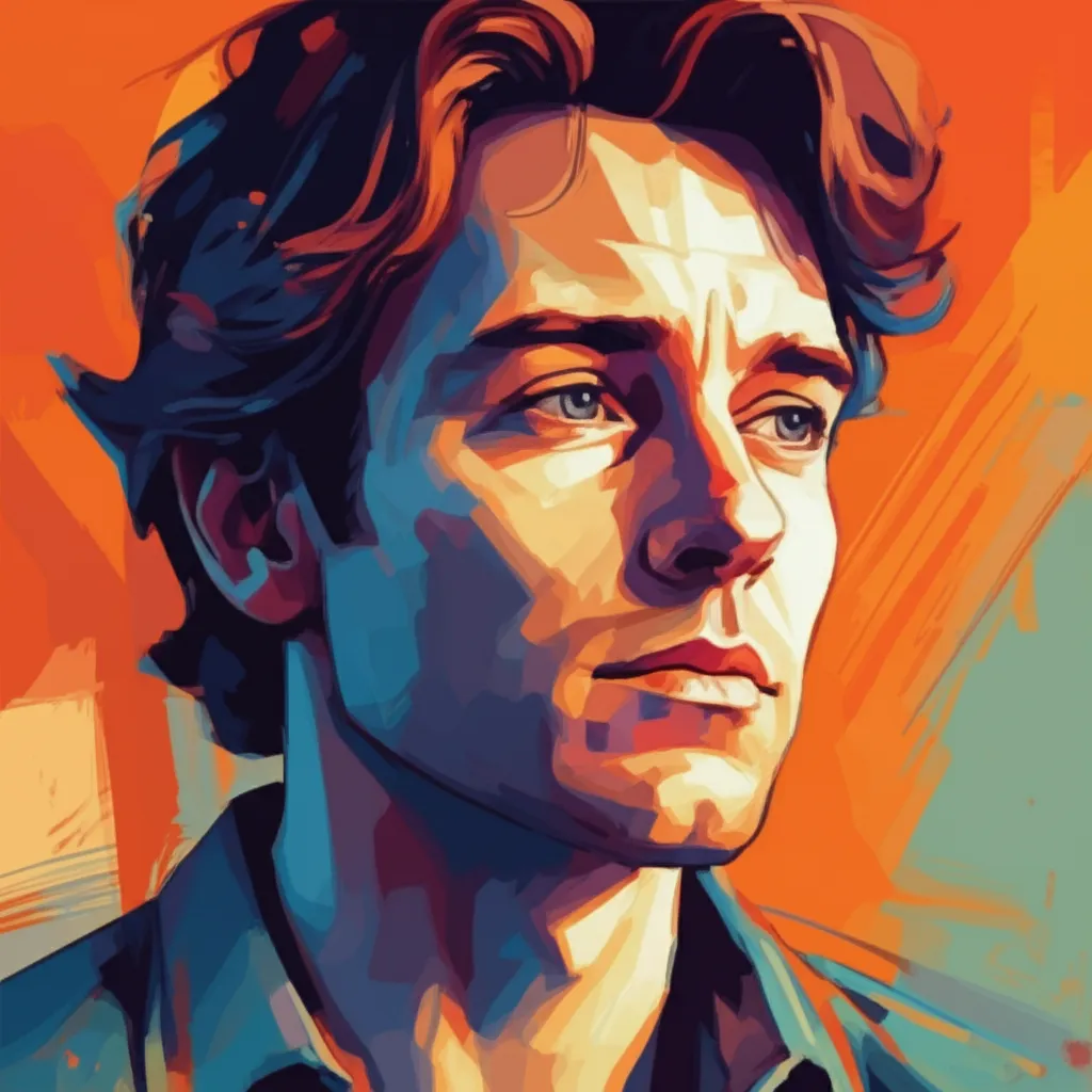 Artistic portrait of Mark Gustafson