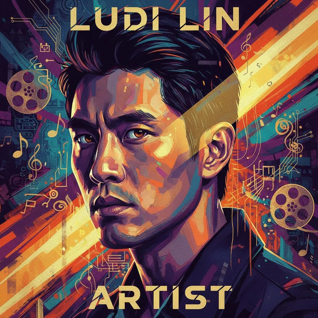 Artistic portrait of Ludi Lin