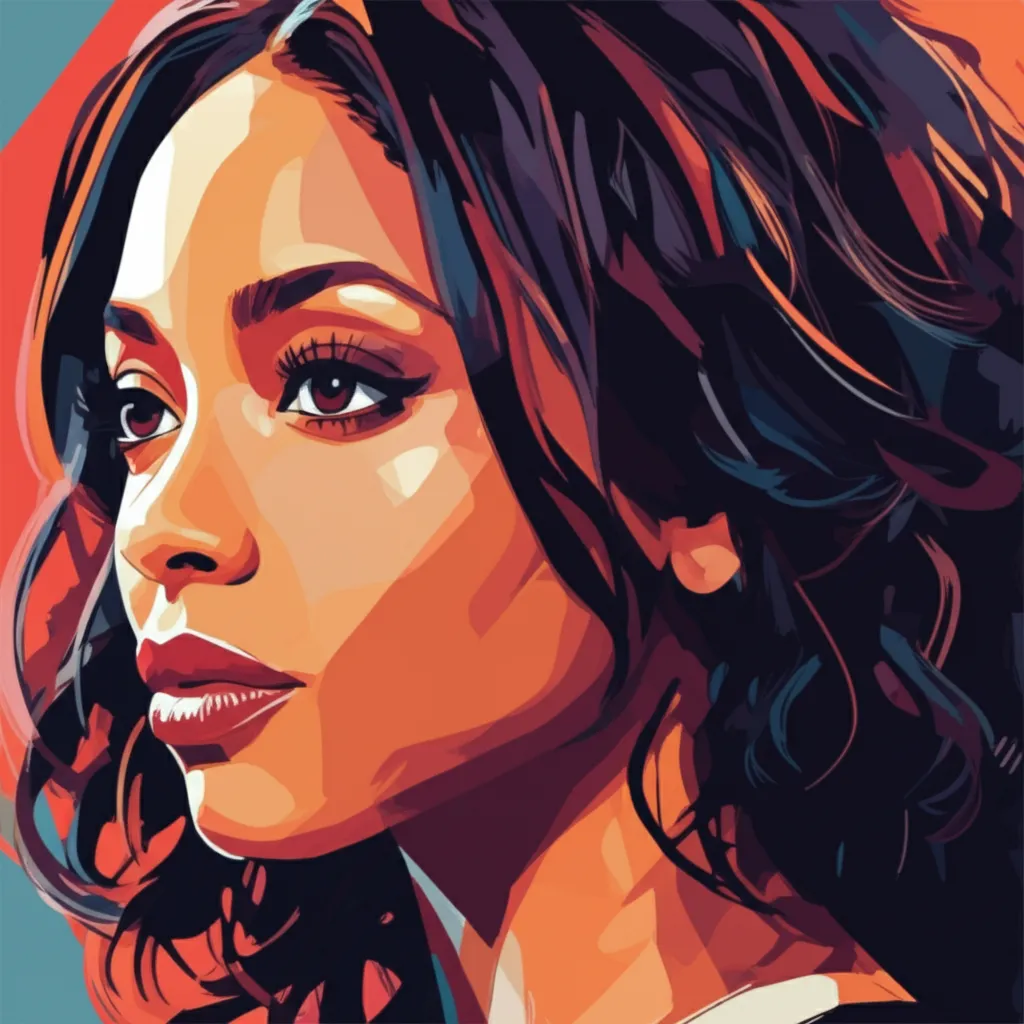 Artistic portrait of Meagan Good