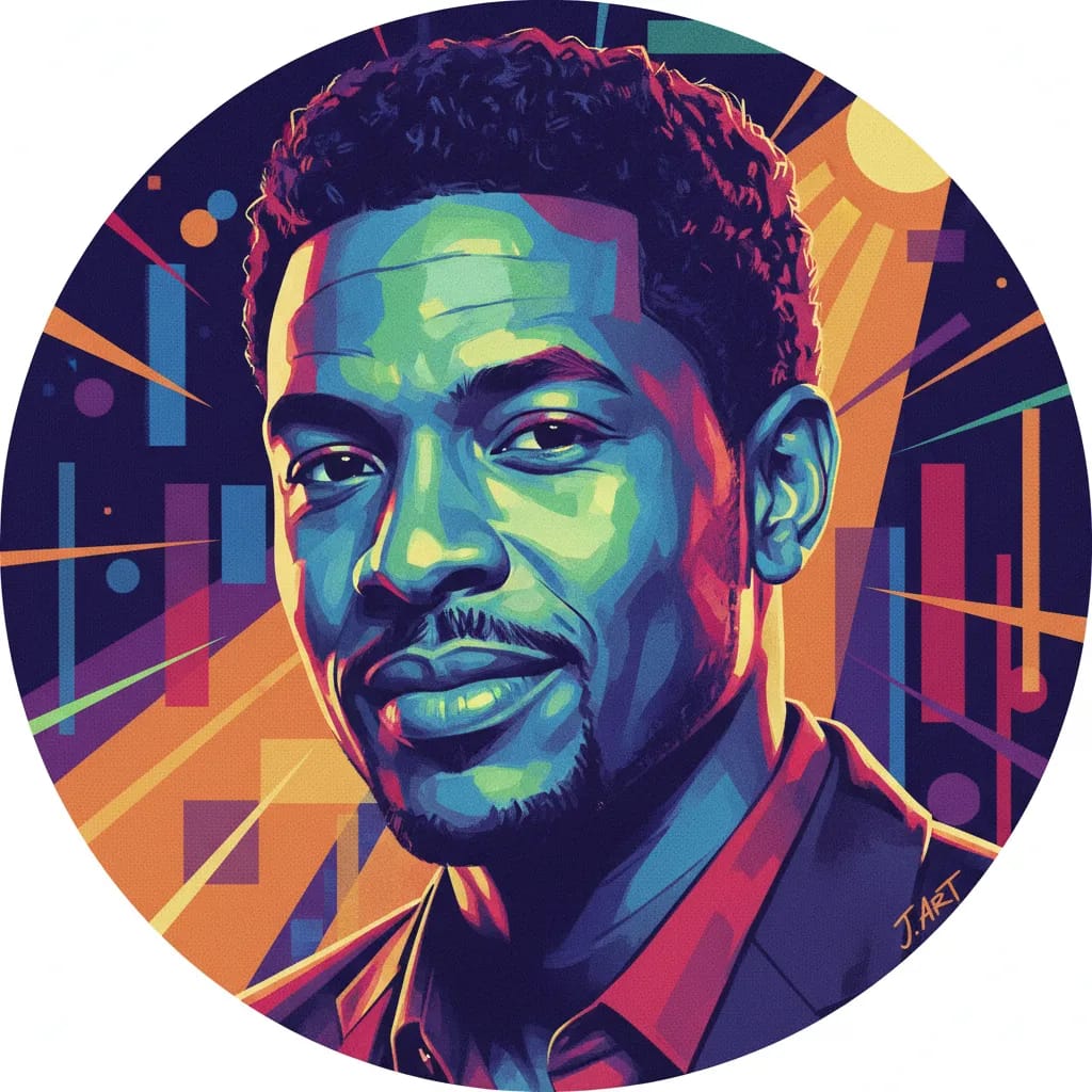 Artistic portrait of Jordan Carlos