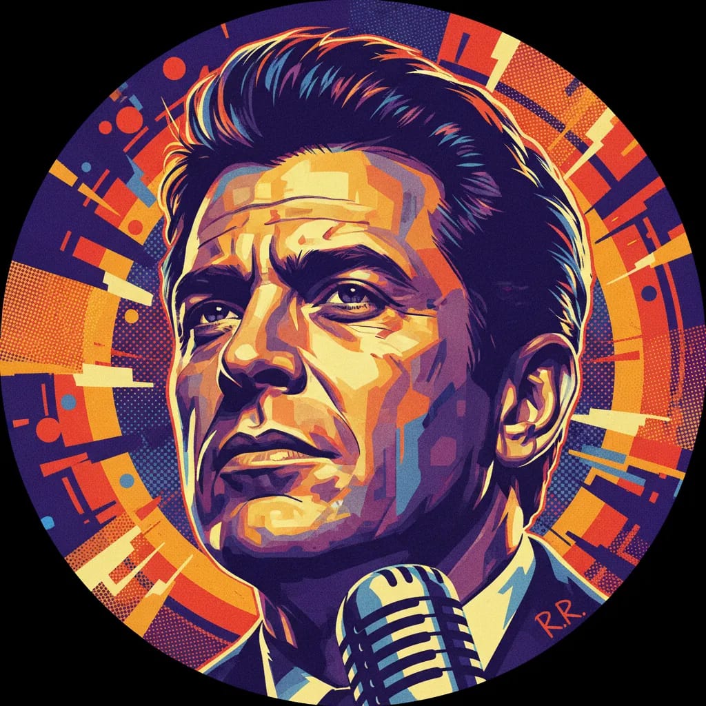 Artistic portrait of Richard Romanus