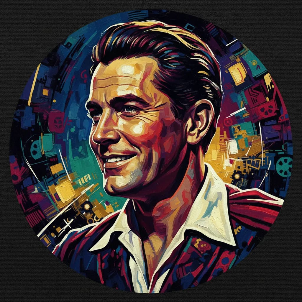 Artistic portrait of Douglas Fairbanks Jr.