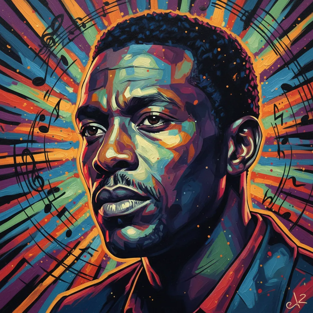 Artistic portrait of Isaach De Bankolé