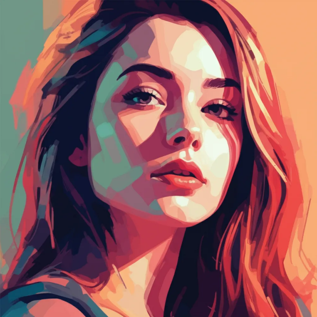 Artistic portrait of Katie Douglas