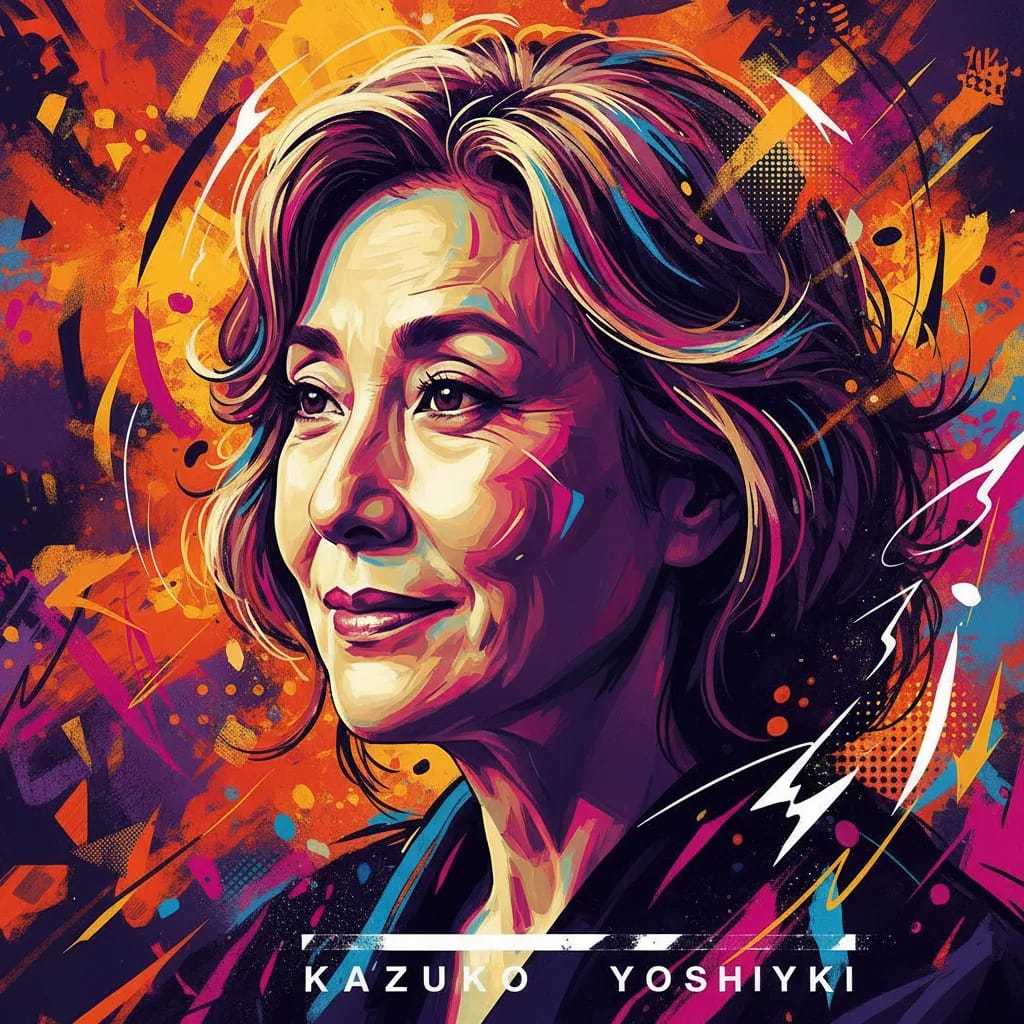 Artistic portrait of Kazuko Yoshiyuki