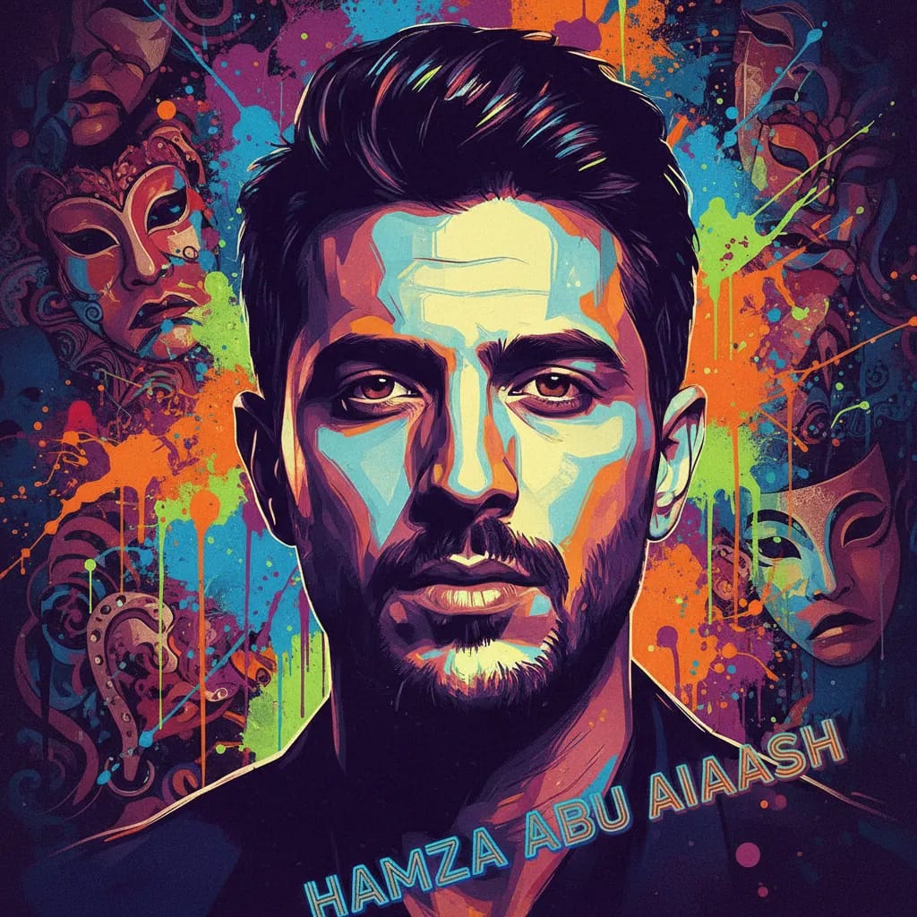 Portrait of Hamza Abu-Aiaash
