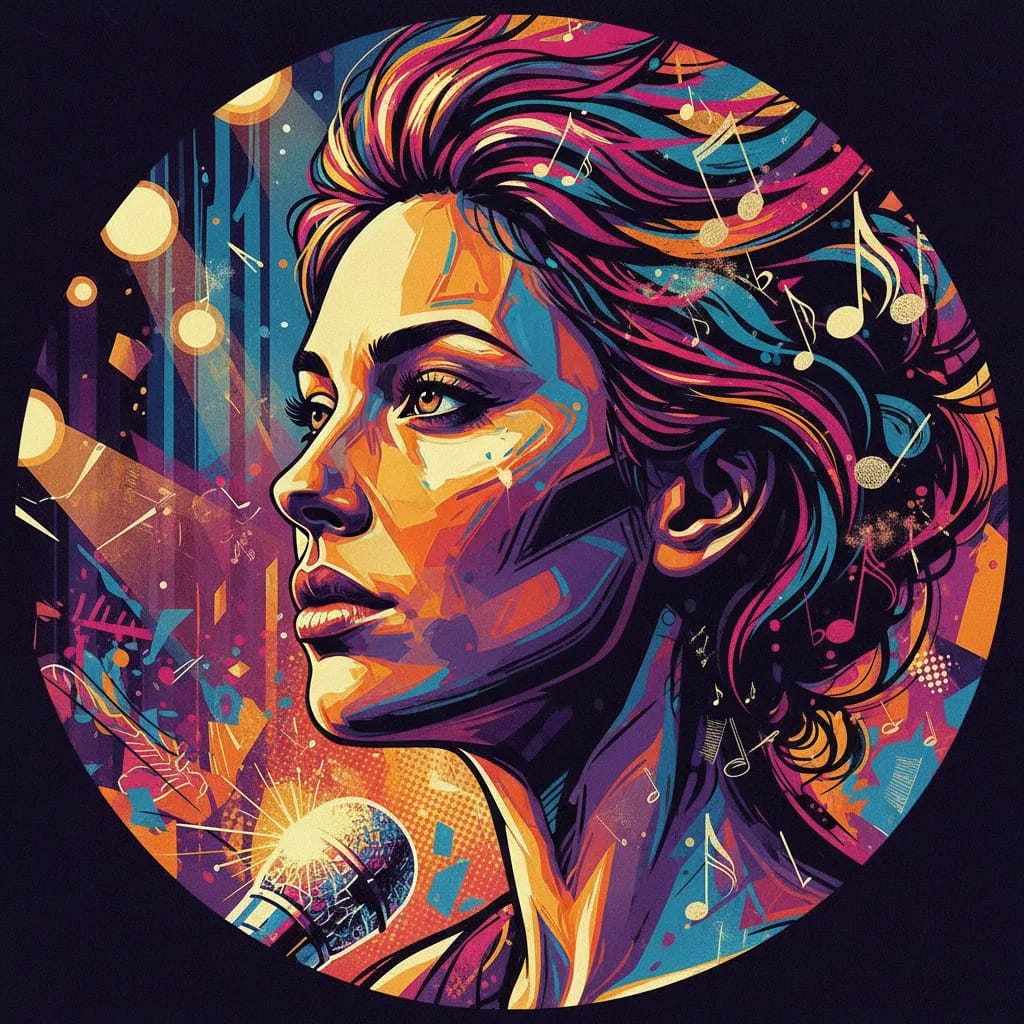 Artistic portrait of Valerie Hartman