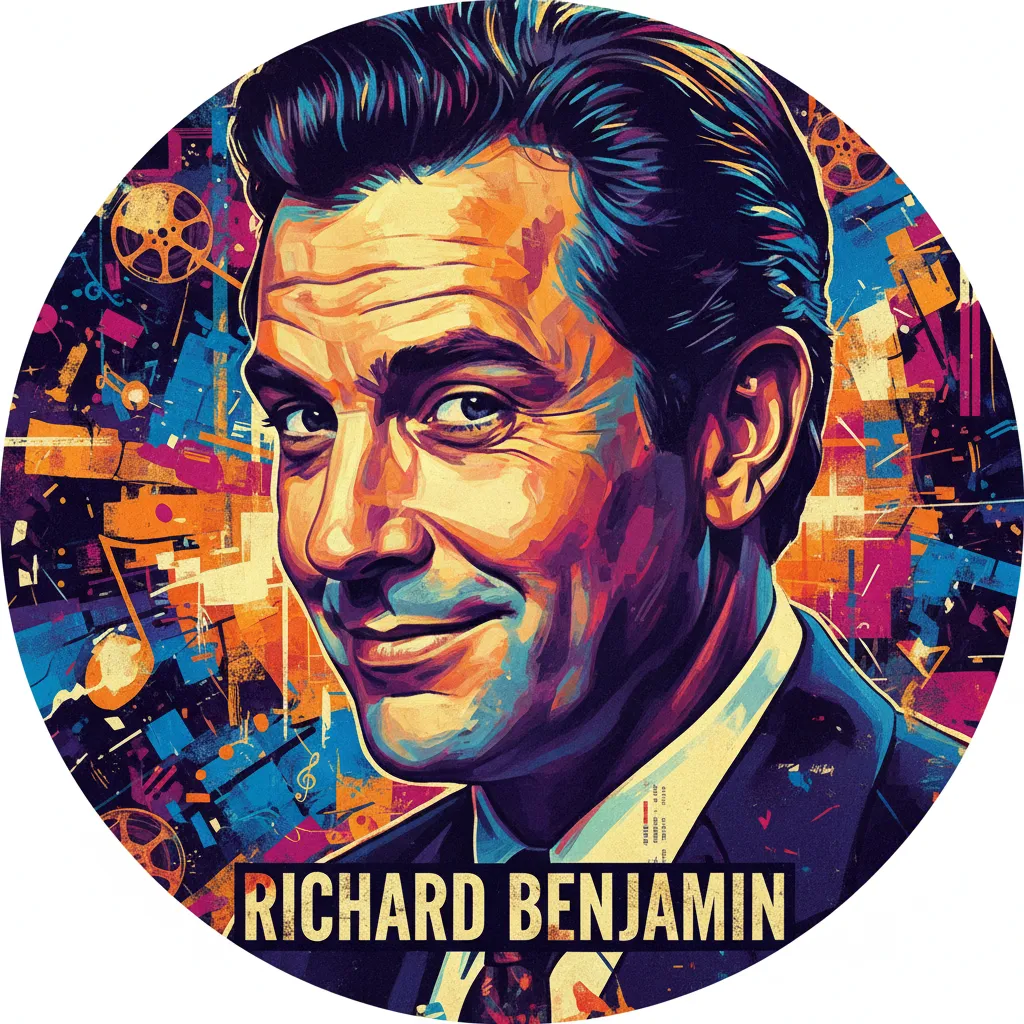 Artistic portrait of Richard Benjamin