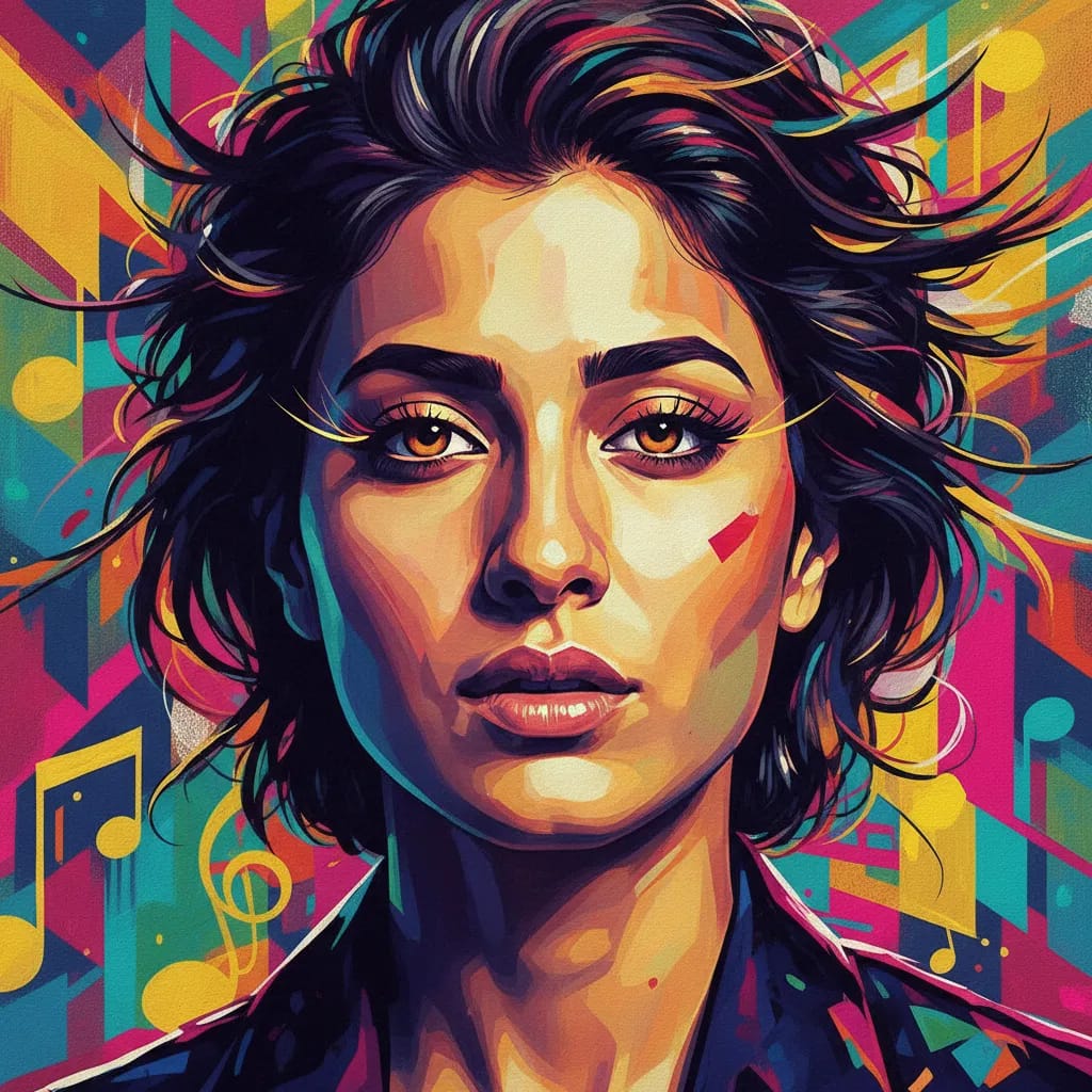 Artistic portrait of Janhvi Kapoor