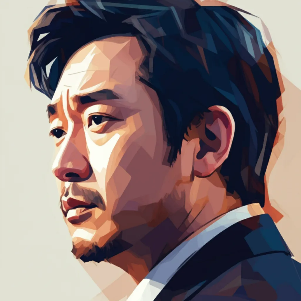 Artistic portrait of Cho Jin-woong