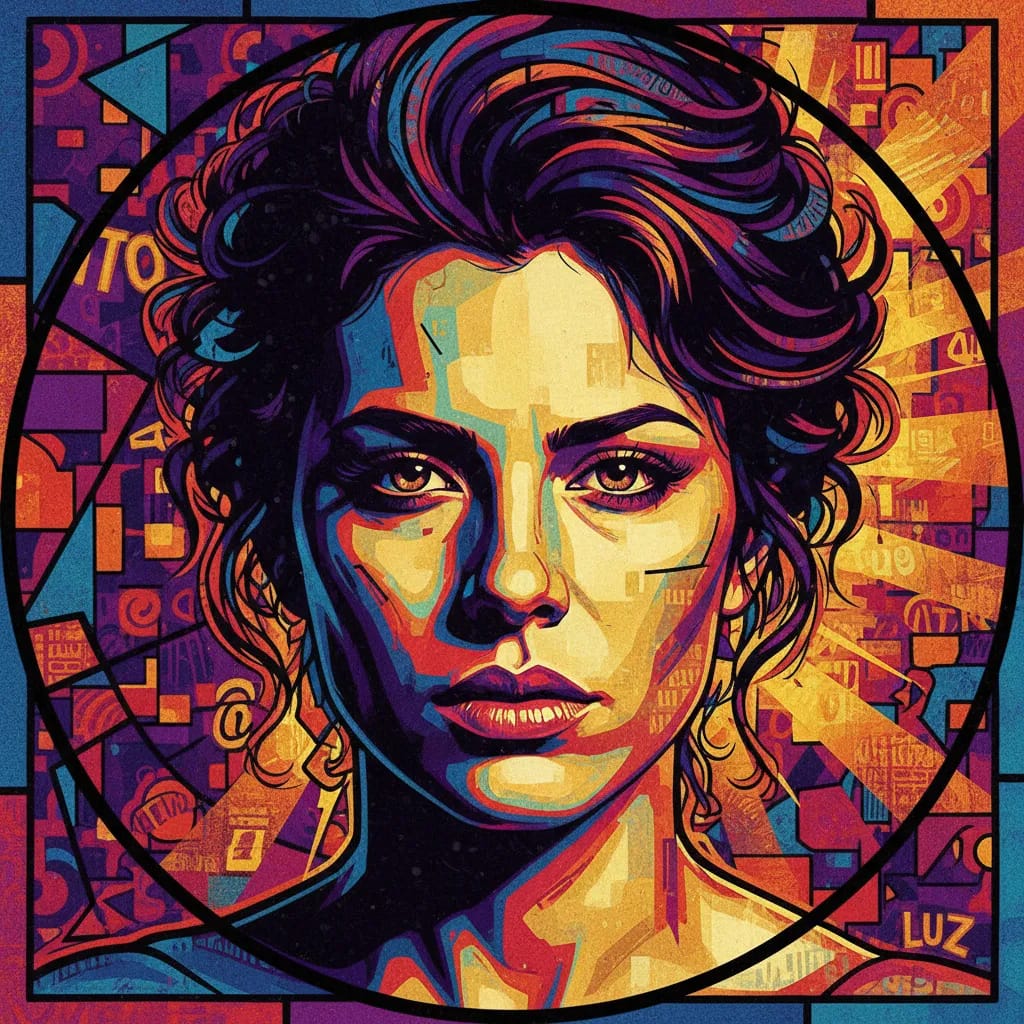 Artistic portrait of Lúcia Romano