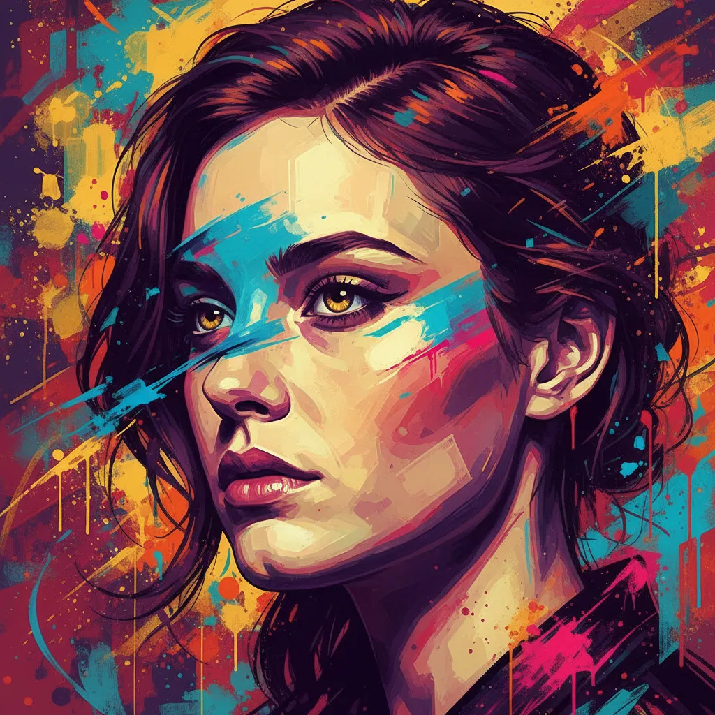 Artistic portrait of Emily Browning