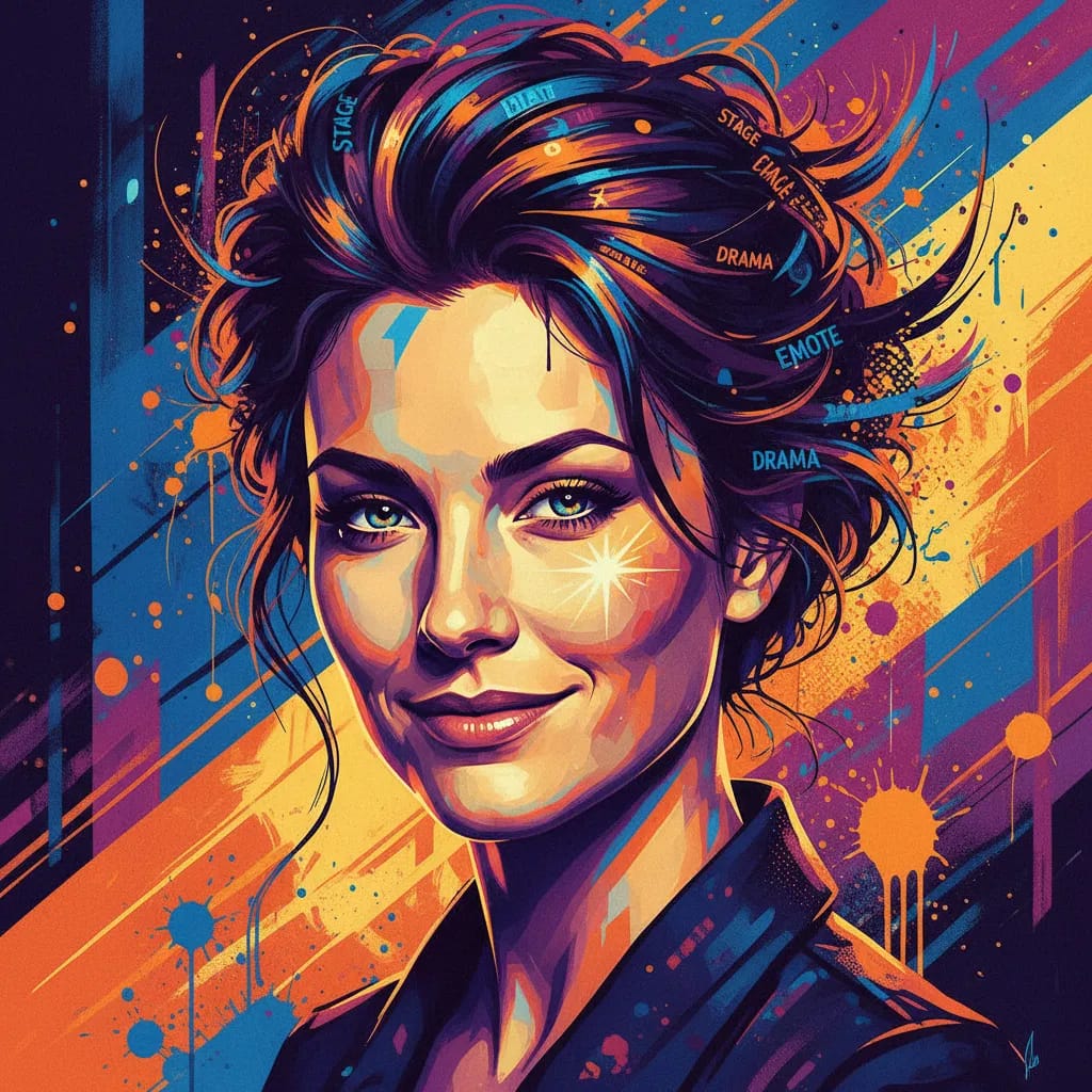 Artistic portrait of Laura Johnson