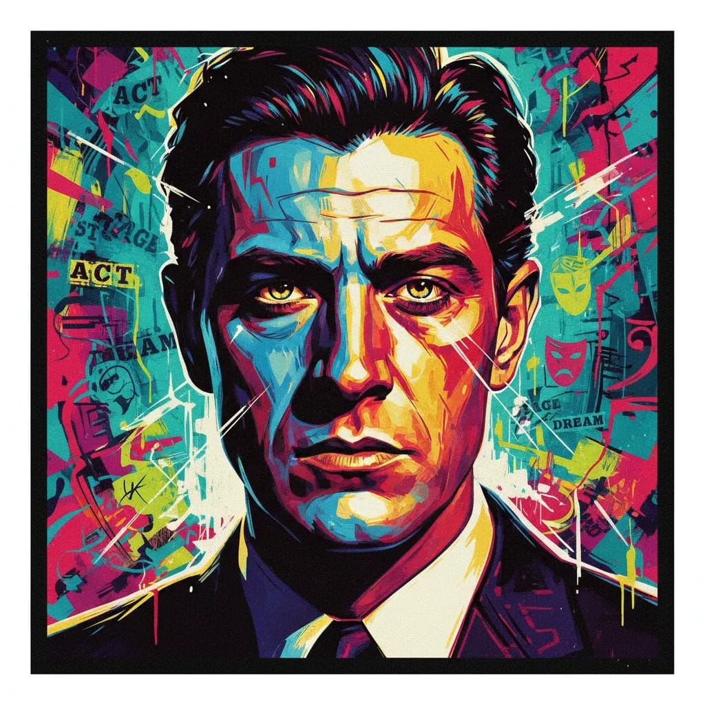 Artistic portrait of Gibson Gowland