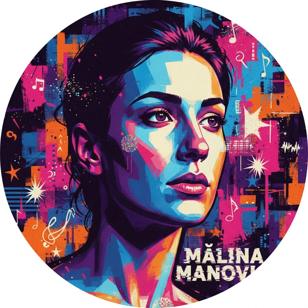 Artistic portrait of Mãlina Manovici