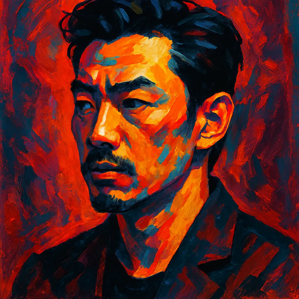 Artistic portrait of Fan Liao
