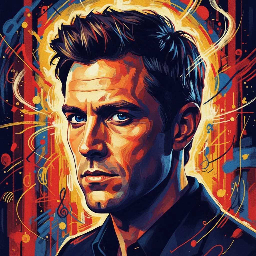 Artistic portrait of John Polson