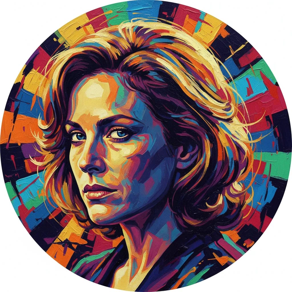 Artistic portrait of Brooke Adams